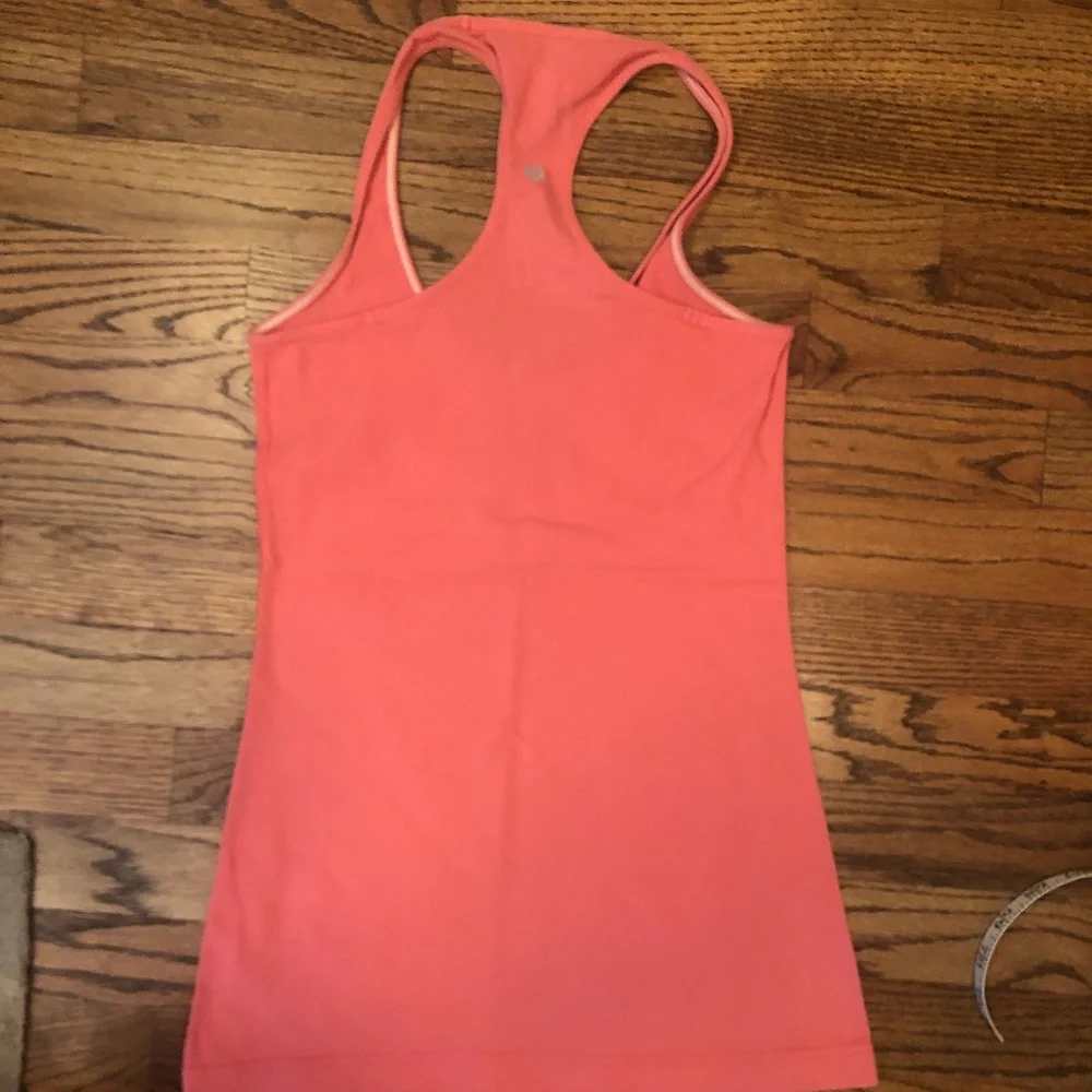 Lululemon pink cotton tank size Small - Picture 4 of 5